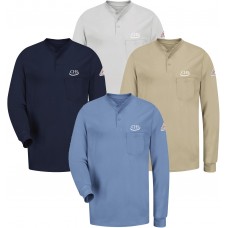 Bulwark Flame Resistant Force Long Sleeve Henley CHSSEL2